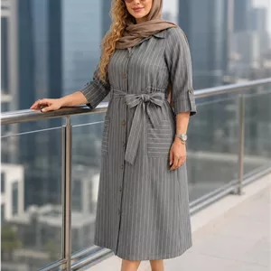 مانتو بلند زنانه شانتون دیپلمات مدل ماهور