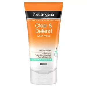 ماسک شوینده صورت Clear & Defend نوتروژینا Neutrogena