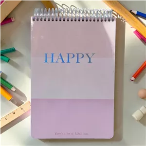 دفتر یادداشت ۱۰۰ برگ A5 لانگو مدل هپی پرو نوت (Happy Pro Note)