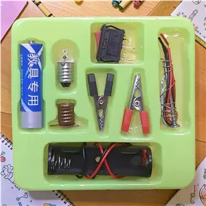 کیت آموزشی مدار الکتریکی دانش‌آموزی (مجموعه ۸ عددی آزمایش علوم)