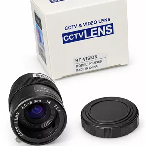 لنز وریفوکال دوربین مداربسته HT-VISION مدل HT-0358 | 3.5-8mm F1.4