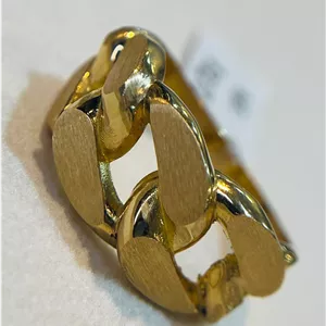 انگشتر طلا 18 عیار کارتیر سه حلقه مات وزن ۲.۷۲0 گرم اجرت ساخت ۱۳ درصد کد GD01 000184 