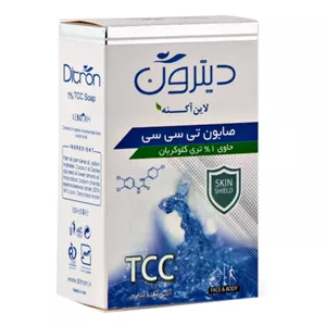 صابون دیترون مدل TCC حاوی تری کلوکربان وزن 110 گرم