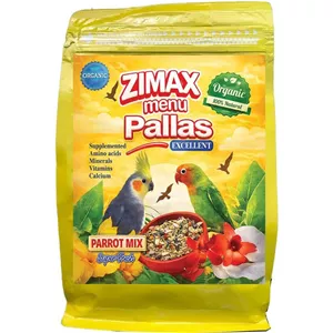غذای انواع طوطی‌سانان زیماکس پالاس (Zimax Pallas Parrot Mix) | مناسب کاسکو، عروس هلندی، شاه‌طوطی و ملنگو