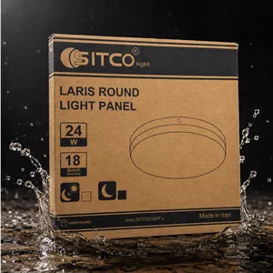 پنل LED گرد 24 وات سیتکو مدل Laris Round | خرید پنل سقفی کم مصرف