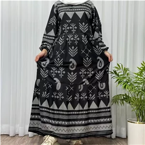 پیراهن ساحلی زنانه بوگاتی مدل ترمه آسمانی فری سایز تا 48 آبرفت و رنگ رفت ندارد