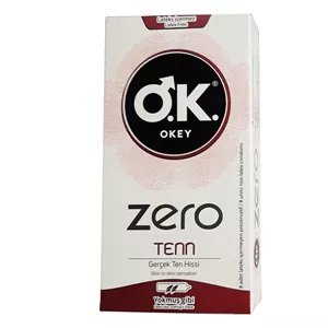 کاندوم  بدون لاتکس برند اوکی - okey مدل Zero Tenn سایز M بسته 8 عددی