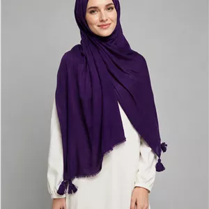 شال پلیسه منگوله دار کد ۱۱۶