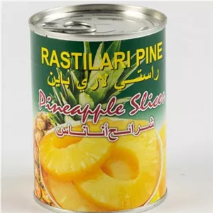کمپوت آناناس حلقه ای راستیلاری RASTILARI اصل تایلند - وزن 565 گرم
