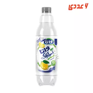 آب گازدار لیمویی بطری 1 لیتر واتا