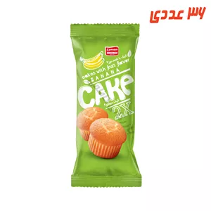 کیک دو قلو موزی 60 گرم سیمرغ