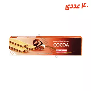 ویفر کاکائویی 100 گرم سیمرغ