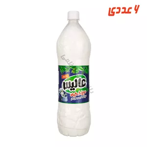 دوغ هشت گیاه بدون گاز بطری 1.5 لیتر عالیس