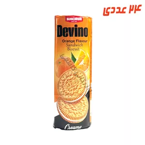 بیسکوییت پرتقالی کرم دار لیوانی 185 گرم سیمرغ