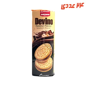 بیسکوییت کاکائویی کرم دار لیوانی 185 گرم سیمرغ