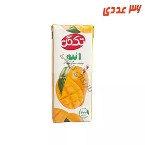 آبمیوه انبه پاکتی 200 میلی لیتر تک گل