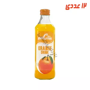 آبمیوه پرتقال شیشه ای 330 میلی لیتر مکلین