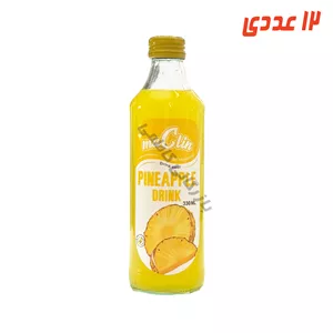 آبمیوه آناناس شیشه ای 330 میلی لیتر مکلین