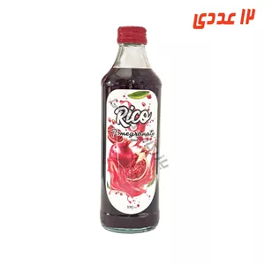 آبمیوه اناز شیشه ای 330 میلی لیتر مکلین