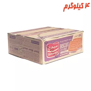 بیسکوئیت میوه ای فله 4 کیلوگرم سیمرغ