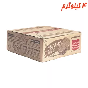 بیسکوئیت کرمدار فله 4 کیلو گرم سیمرغ