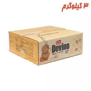 بیسکوئیت کرمدار میوه ای 3 کیلوگرم سیمرغ