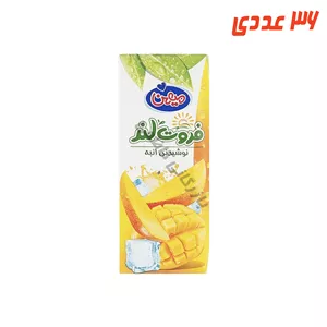 نوشیدنی انبه پاکتی 200 میلی لیتر میهن