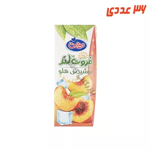نوشیدنی فروت لند هلو پاکتی 200 میلی لیتر میهن