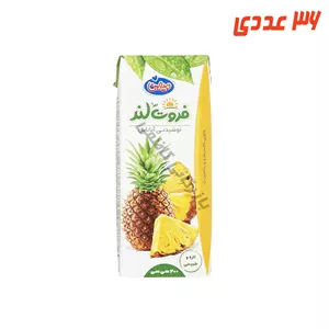 نوشیدنی فروت لند آناناس پاکتی 200 میلی لیتر میهن