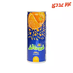 آبمیوه پرتقال فروت لند قوطی 240 میلی لیتر میهن