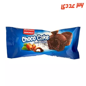کیک دوقلو شکلاتی 60 گرمی سیمرغ