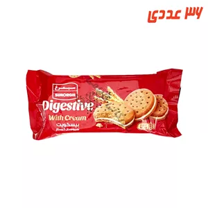 بیسکوییت کرم دار ساده 65 گرم سیمرغ