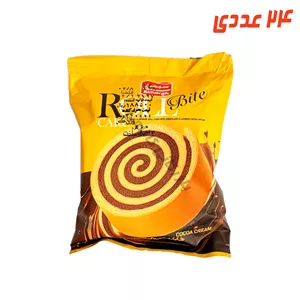 کیک رولت شکلاتی 60 گرم سیمرغ