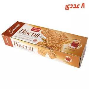 بیسکویت پذیرایی وانیلی با تزئین کنجد 680 گرم سیمرغ