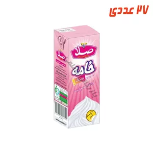 خامه صبحانه استریل پاکتی 200 گرم صلا ( 27 عددی )