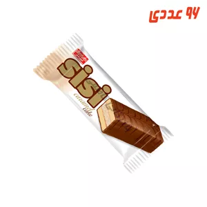 کیک کرمدار با روکش شکلات سی سی 30 گرم شیرین عسل