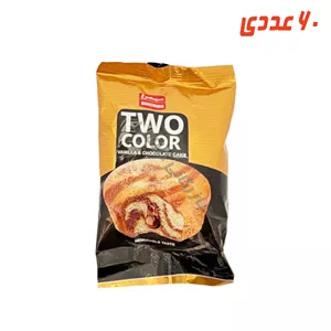 کیک تک قلو دو رنگ 30 گرم سیمرغ ( 60 عددی )