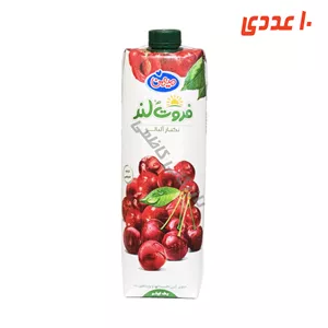 آبمیوه آلبالو فروت لند پاکتی 1 لیتر میهن