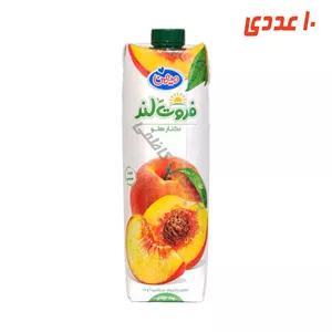 آبمیوه هلو فروت لند پاکتی 1 لیتر میهن