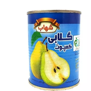 کمپوت گلابی 350 گرم شهتاب