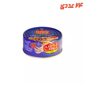 تن ماهی قوطی 180 گرم خوش خوراک