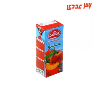 آبمیوه هلو پاکتی 200 میلی لیتر به آمد