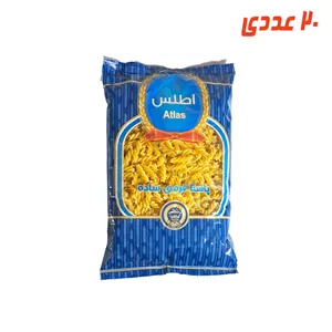 ماکارانی فرمی پیچی 400 گرم اطلس