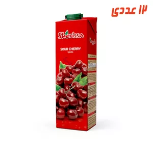 آبمیوه آلبالو پاکتی 1 لیتر شریسا