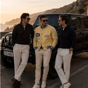 کاپشن زارا بمبر مردانه مدل Varsity با پچ و گلدوزی سایز S | اورجینال