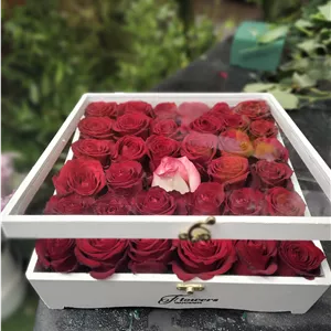 باکس رز قرمز پلکسی در شیشه ای - اصفهان