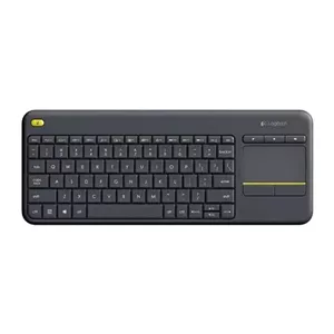 کیبورد لاجیتک  keyboard logitech touchpad k400 rf dark grey arab