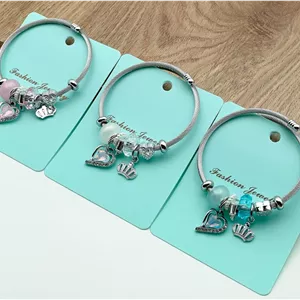 دستبند پاندورا وارداتی رنگ ثابت (تک و عمده)