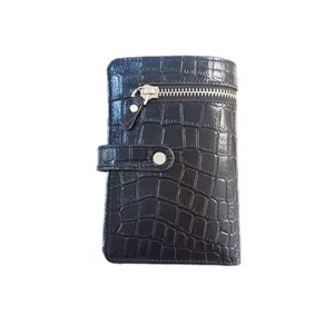 کیف پول زنانه چرم طبیعی مدل royal core black