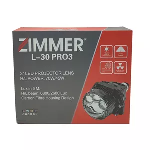 لنز جغدی سه چشم بای LED زیمر L30-PRO3 ( بسته دو عددی )